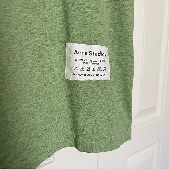 Acne Studios Egoya Wash Short Sleeve T-Shirt XS - Picture 2 of 9